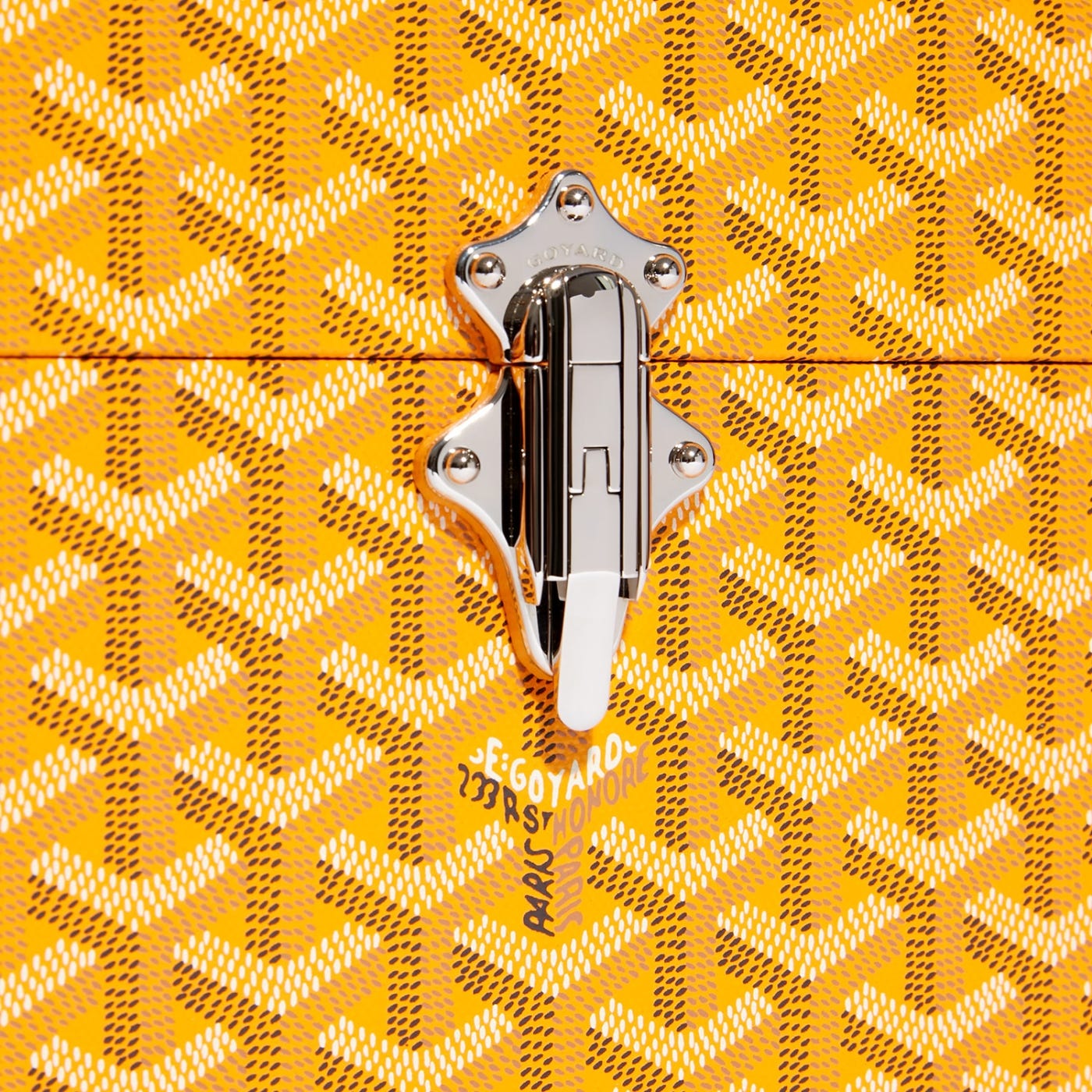 Goyard Cassette Trunk Bag Yellow - Image 6